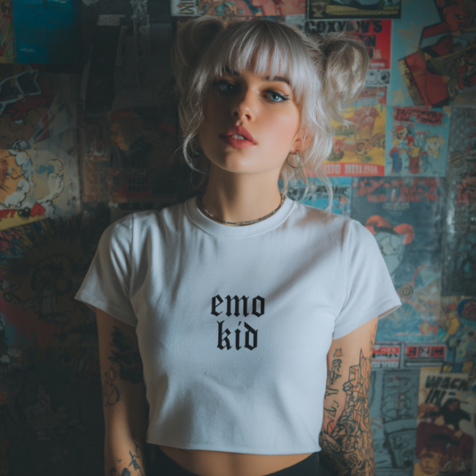 Emo Kid Crop Top