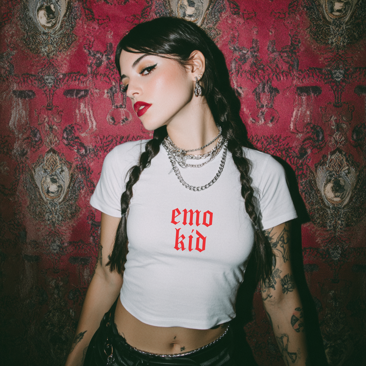 Emo Kid Crop Top