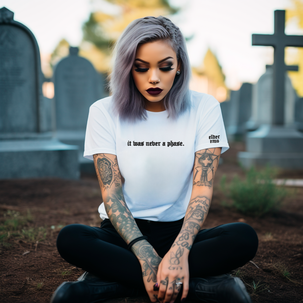 Elder Emo Embroidered Shirt