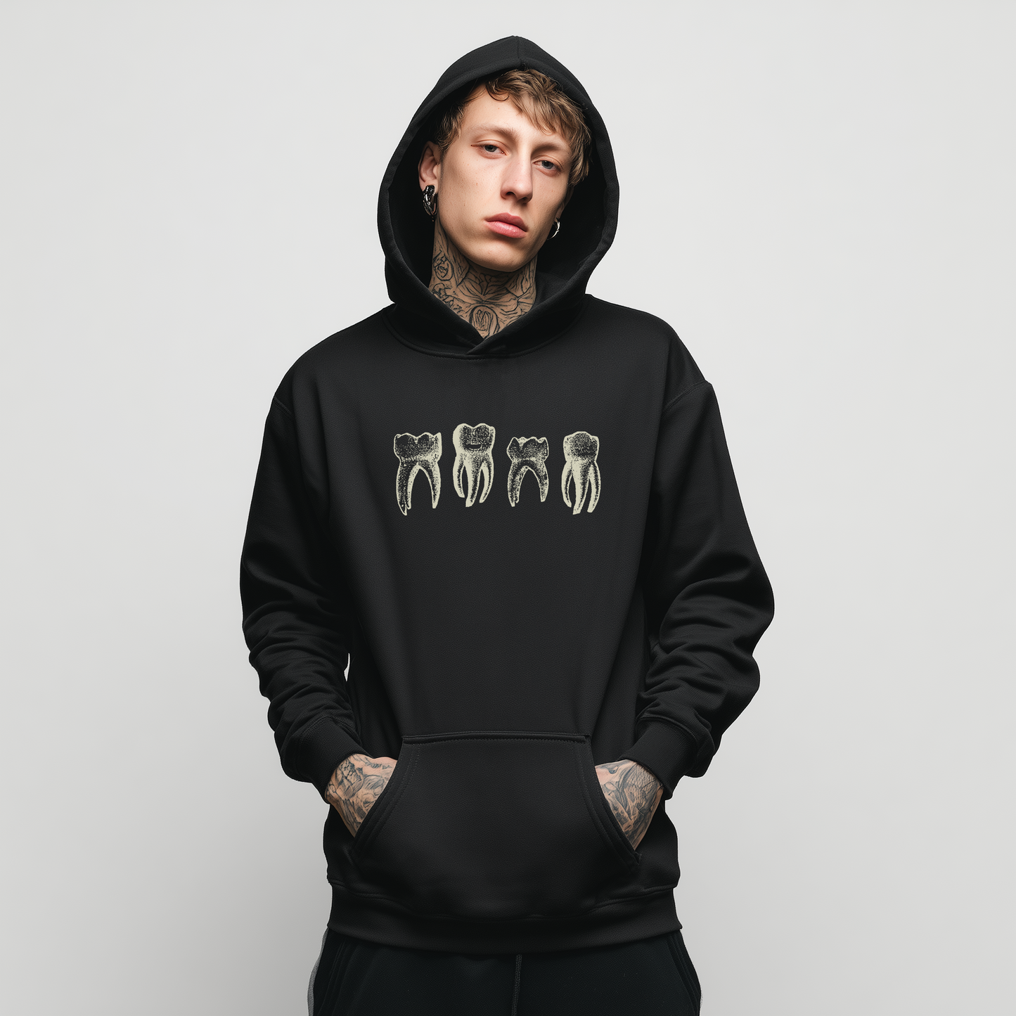 Vintage Teeth Hoodie