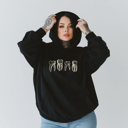 Vintage Teeth Hoodie