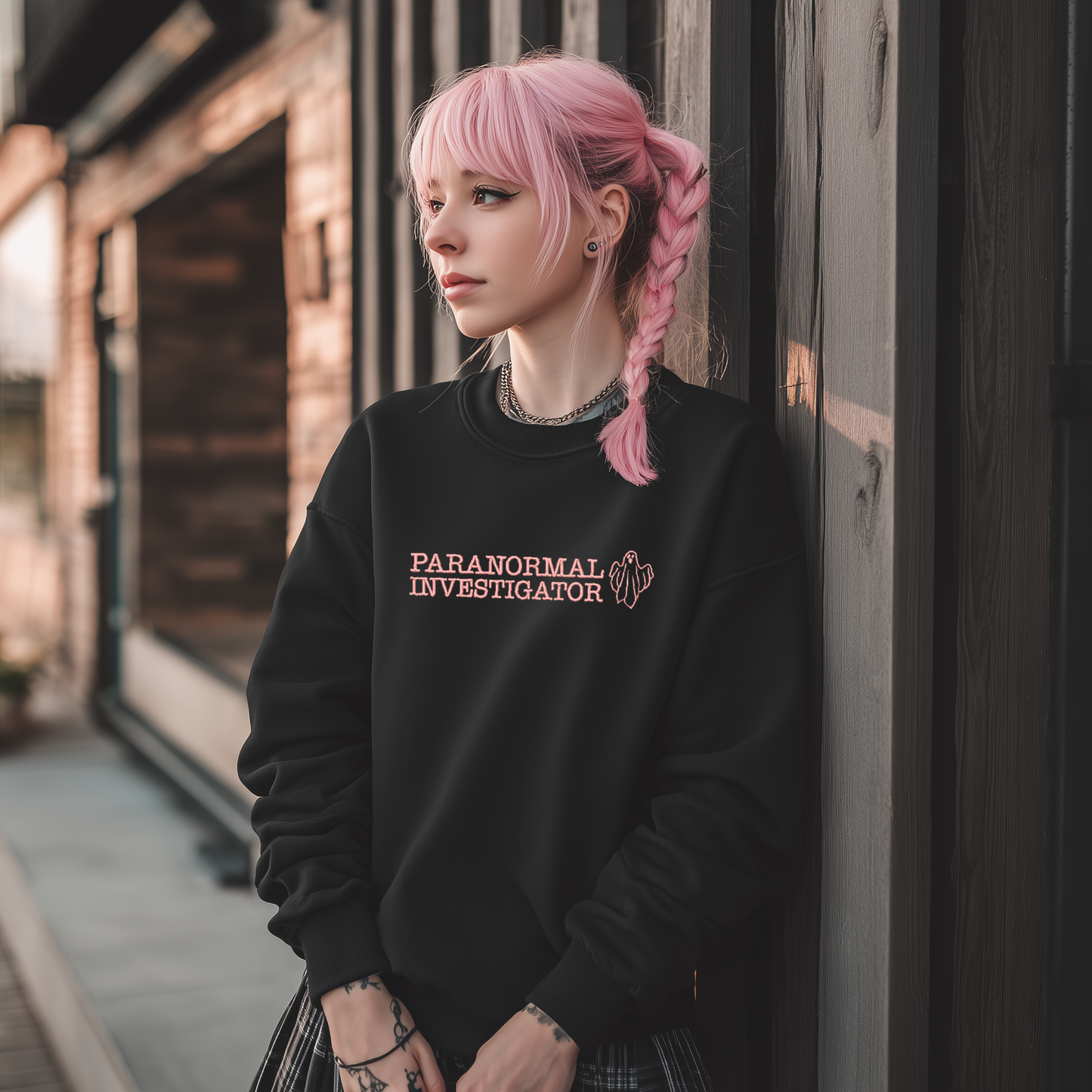 Paranormal Investigator Embroidered Sweater