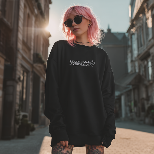 Paranormal Investigator Embroidered Sweater