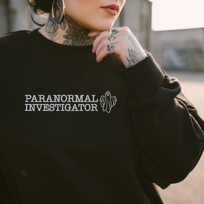 Paranormal Investigator Embroidered Sweater