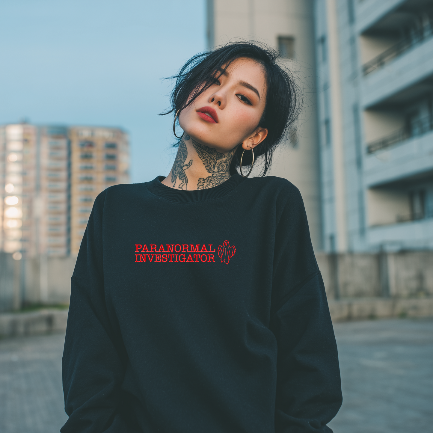 Paranormal Investigator Embroidered Sweater