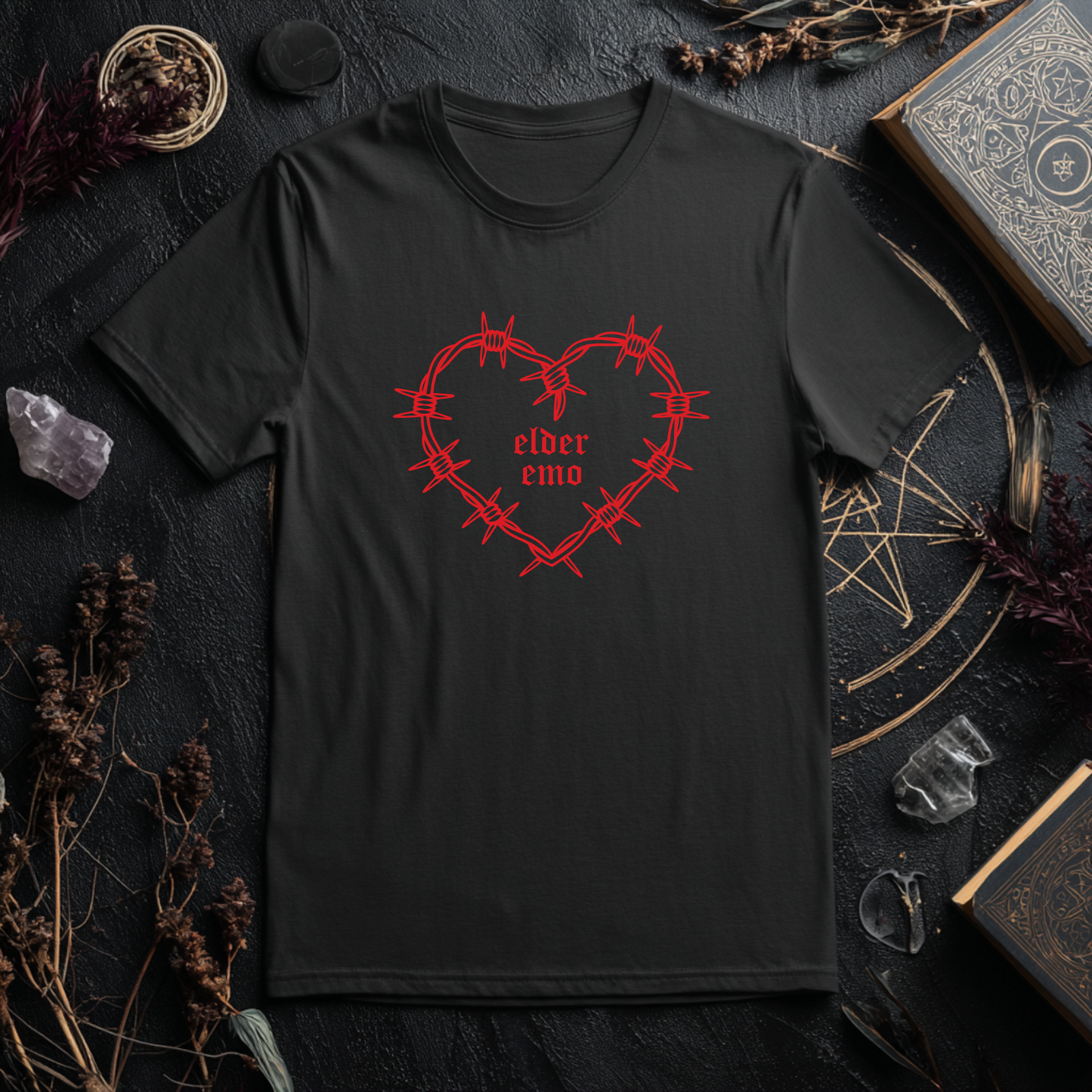 Barbed Wire Elder Emo Shirt