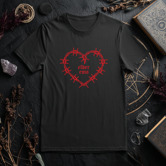 Barbed Wire Elder Emo Shirt
