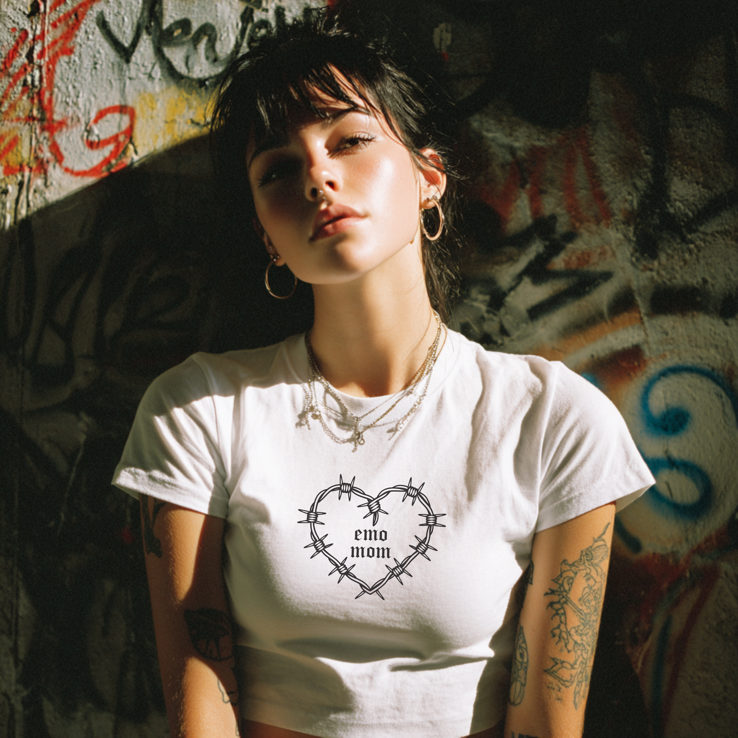 Emo Mom Crop Top