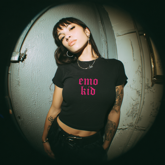 Emo Kid Crop Top
