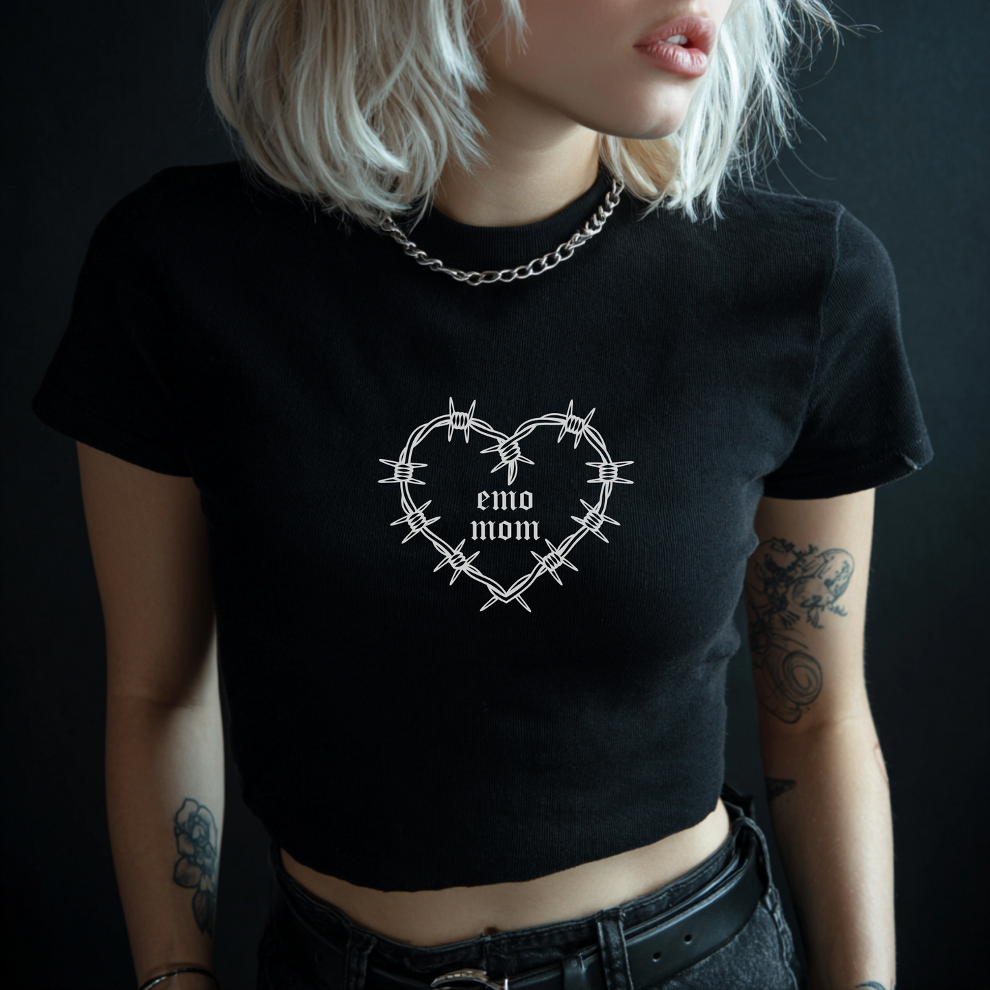 Emo Mom Crop Top