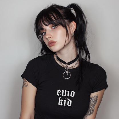 Emo Kid Crop Top