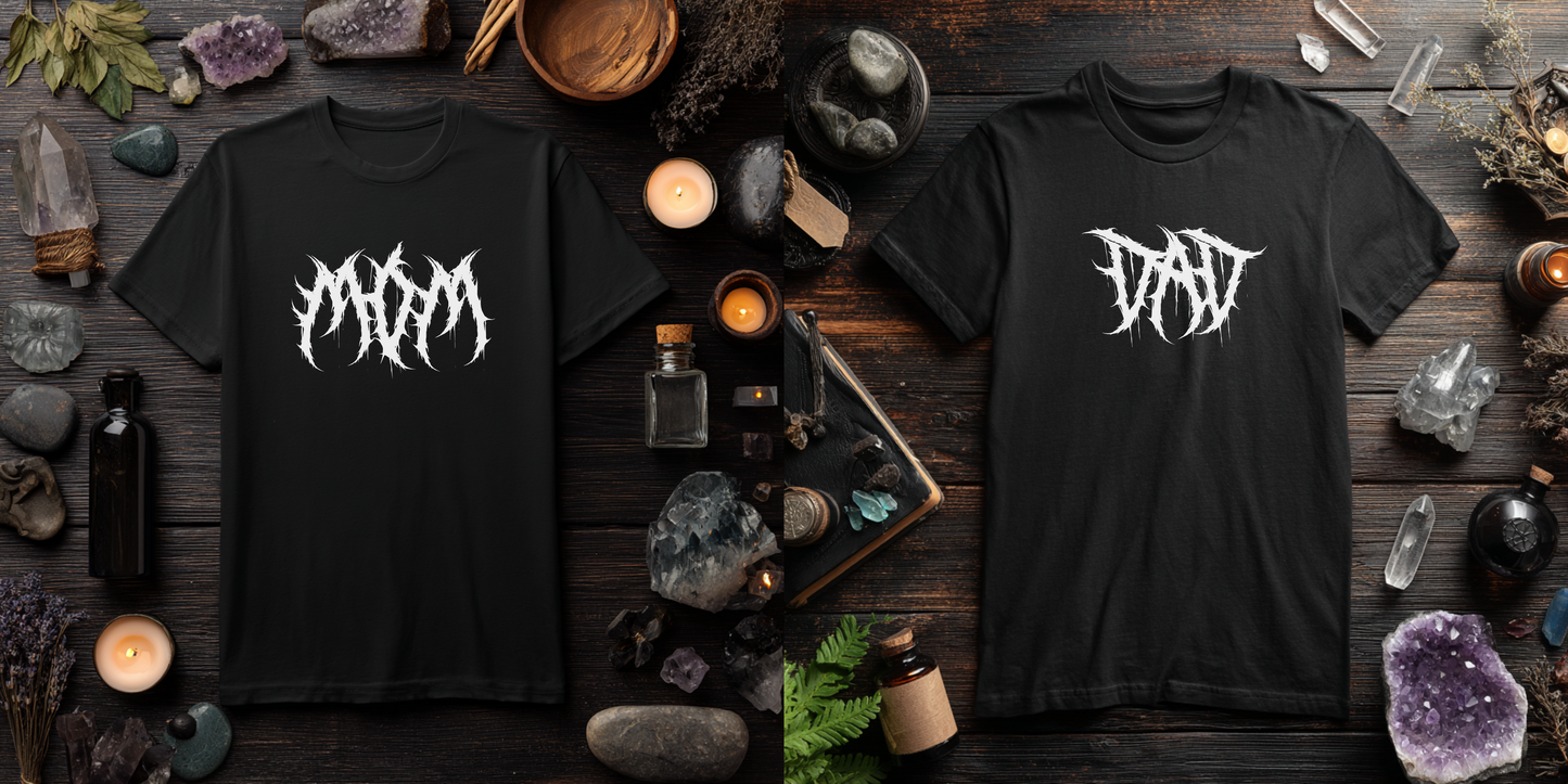 Mom & Dad Metal Shirts