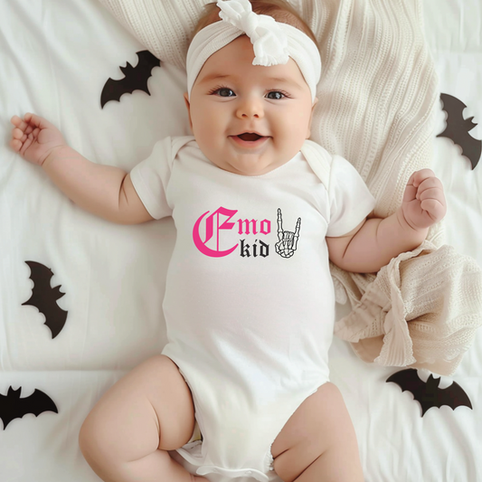 Emo Kid Skeleton Onesie