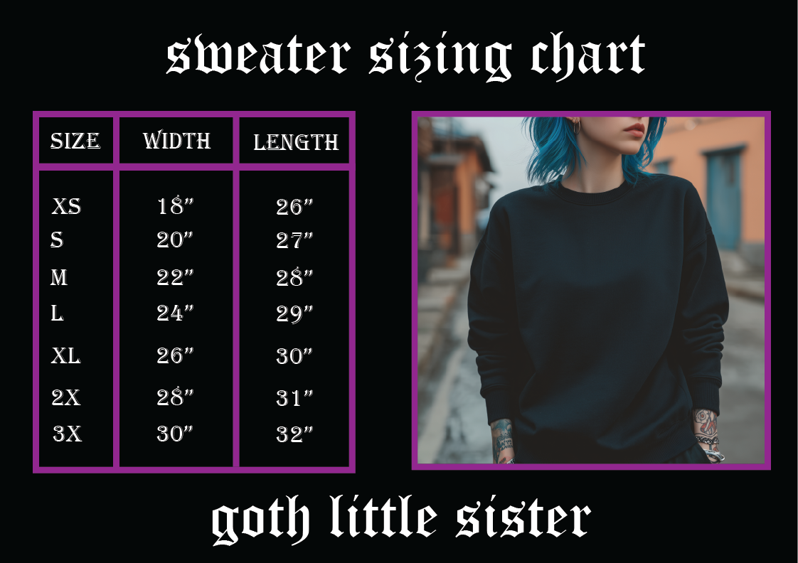 Devilish Embroidered Sweater