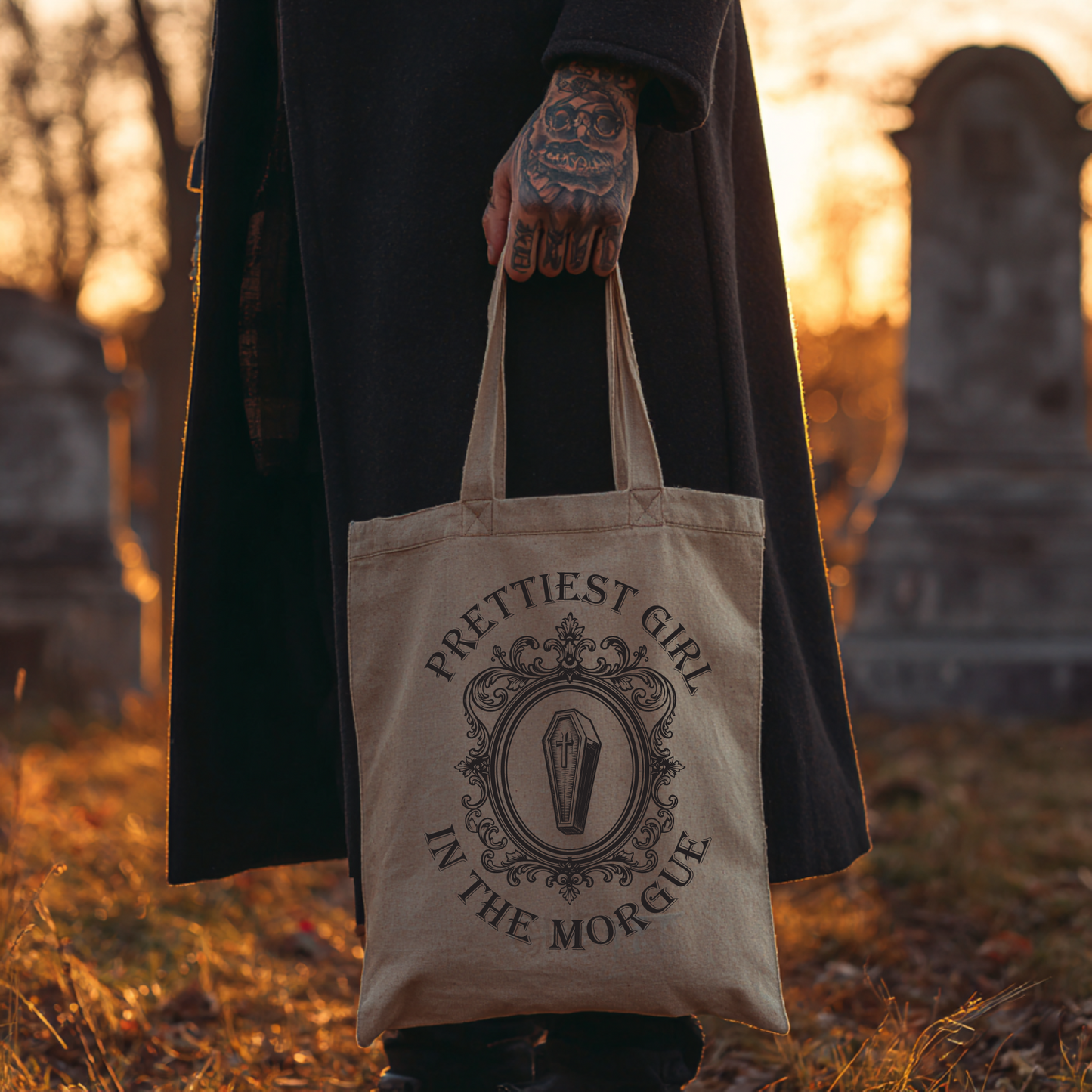 Prettiest Girl in the Morgue Tote Bag