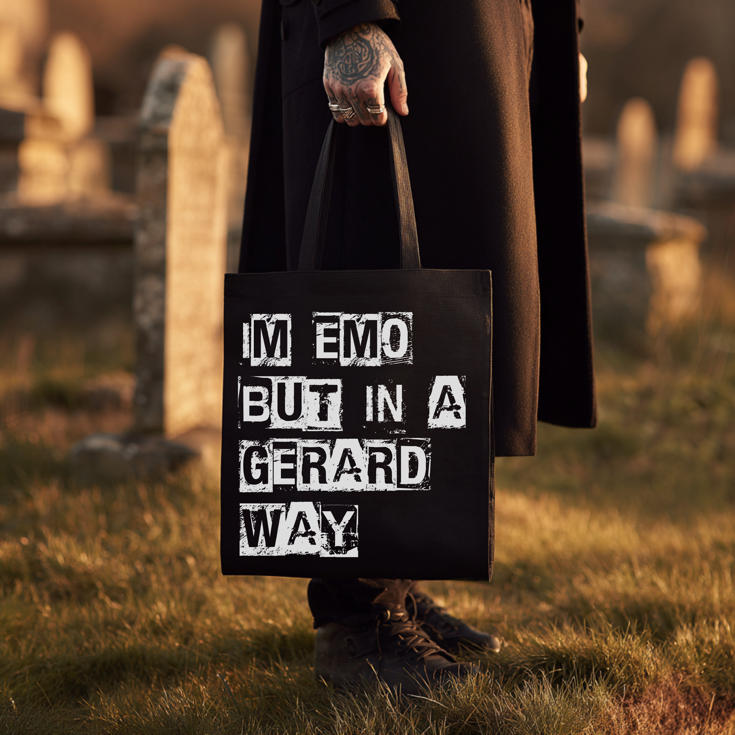 I'm Emo Tote Bag