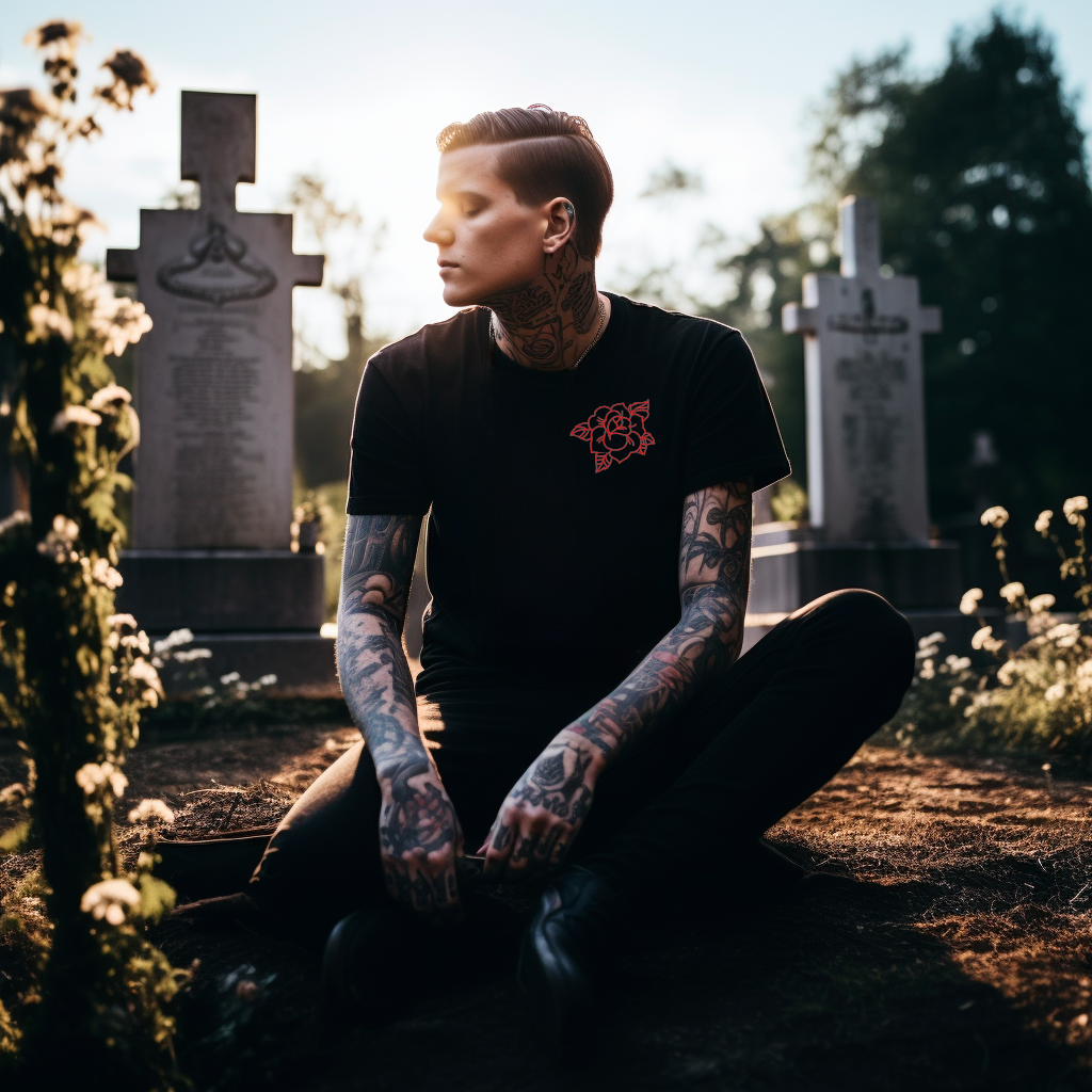 Traditional Flower Embroidered Shirt