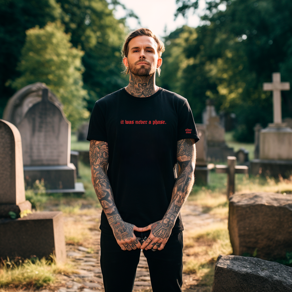 Elder Emo Embroidered Shirt