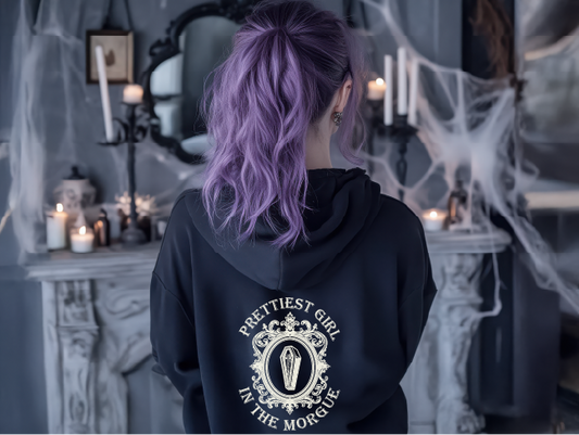 Prettiest Girl in the Morgue Hoodie