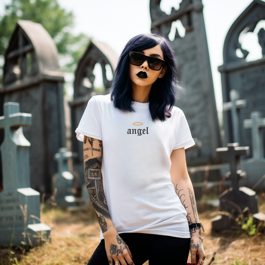 Angel Embroidered Shirt