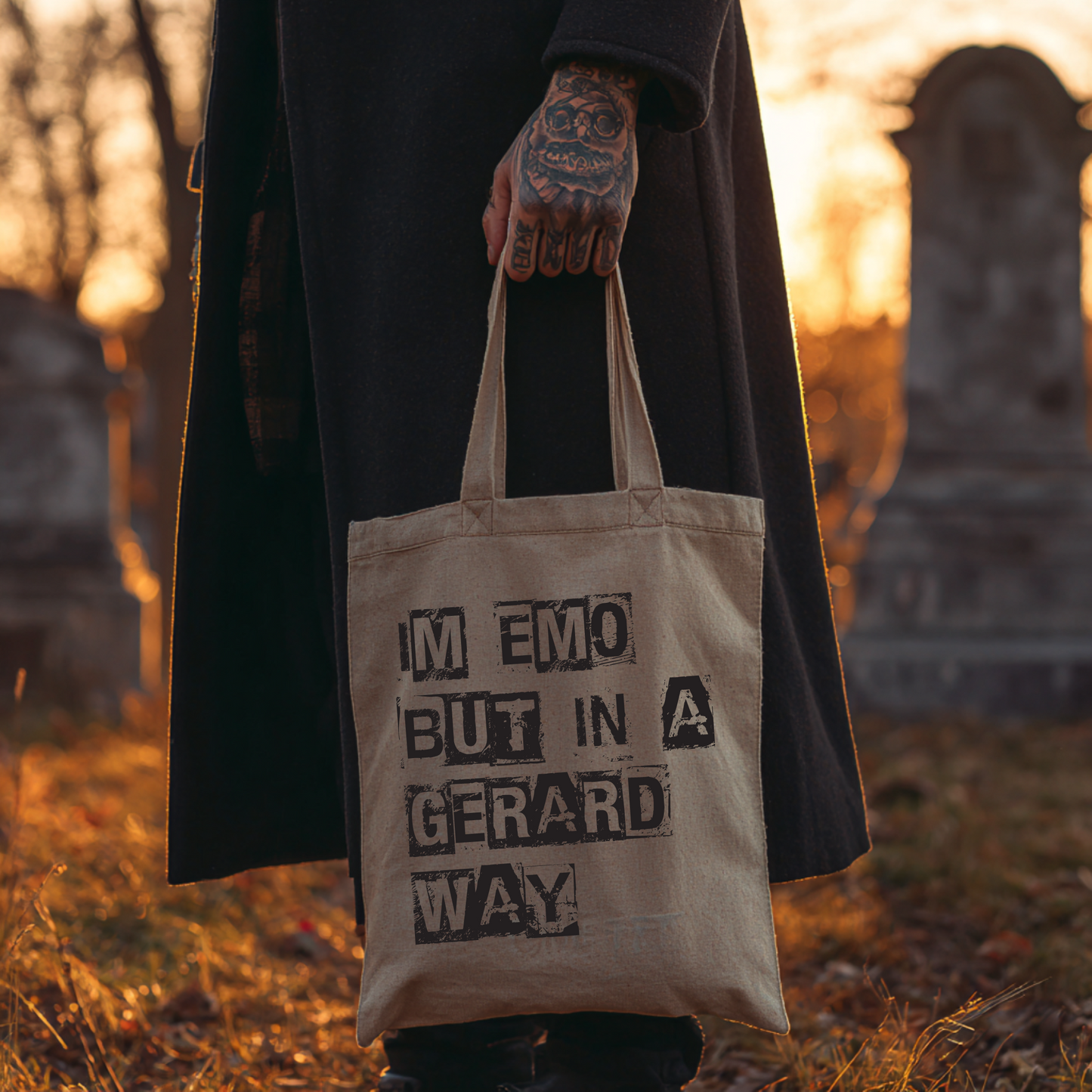 I'm Emo Tote Bag